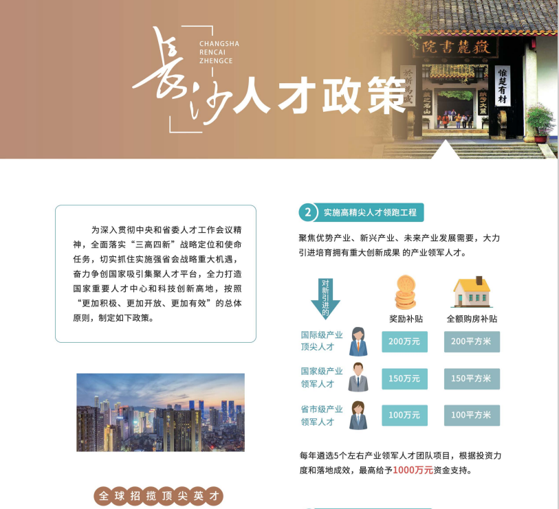 长沙人才新政（画册）